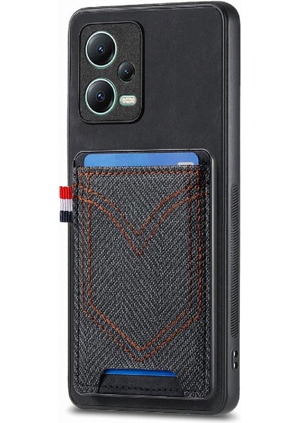 Xiaomi Redmi Için Not 12 5g Kot Cep Tasarım Manyetik Araç Montaj (Yurt Dışından)