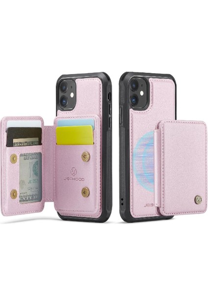IPhone 11 Için Kılıf Manyetik Rfıd Engelleme Standı Fonksiyonu Ayrılabilir 2 (Yurt Dışından)