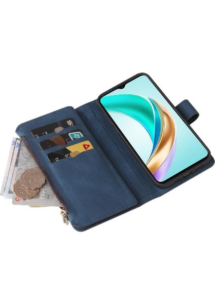 Kart ile Onur X6B Fermuar Poket Onbeş Kart Yuvaları Için Cüzdan Telefon Kılıfı (Yurt Dışından) fırsatları