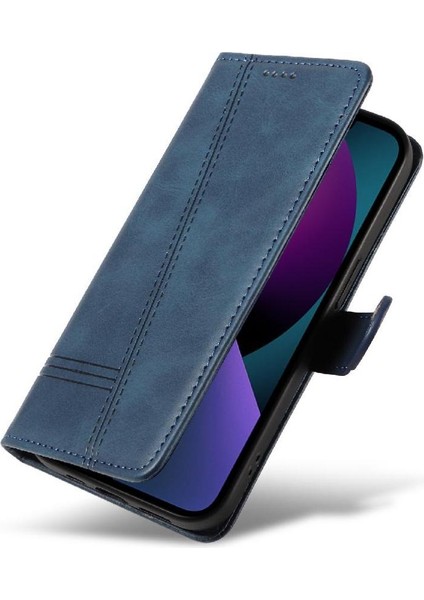 Kredi Kartı Yuvası ile IPhone 14 Artı Için Filp Durumda Ayrılabilir Siyah Pu (Yurt Dışından)