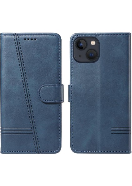 Kredi Kartı Yuvası ile IPhone 14 Artı Için Filp Durumda Ayrılabilir Siyah Pu (Yurt Dışından)