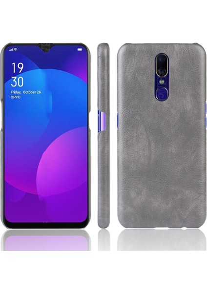 Oppo A9 Lychee Desen Retro Uyumluluk Anti Scratch Için Retro Kılıf (Yurt Dışından)