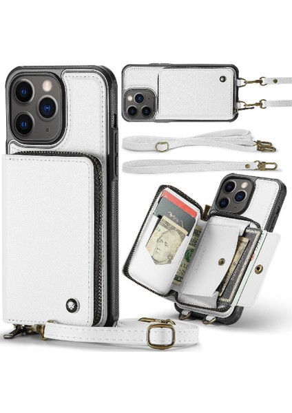 IPhone 11 Pro Max Rfıd Engelleme Şık ve Fonksiyonel Çift Kayış (Yurt Dışından)