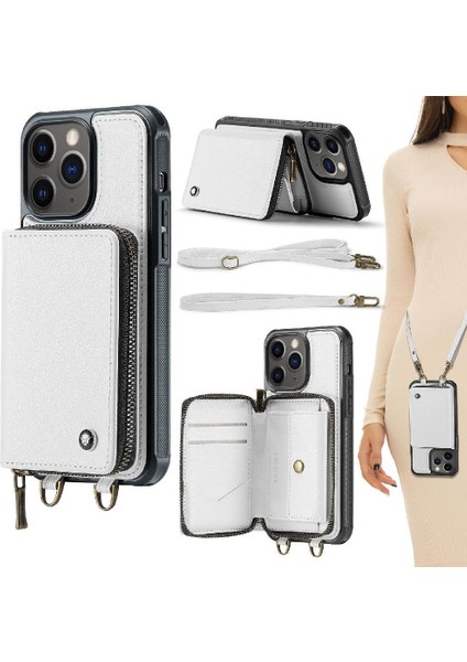 IPhone 11 Pro Max Rfıd Engelleme Şık ve Fonksiyonel Çift Kayış (Yurt Dışından)