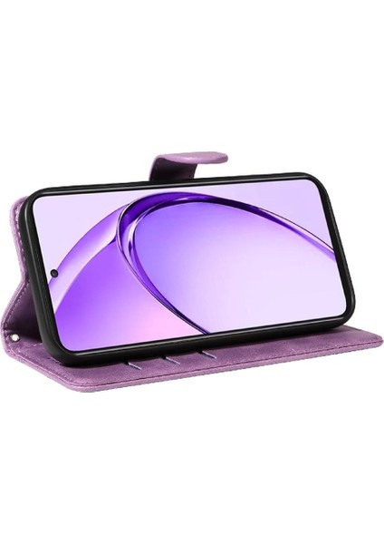 Kredi Kartı Yuvası ile Oppo A3 Pro 5g Için Filp Durumda Ayrılabilir Siyah Cüzdan (Yurt Dışından)