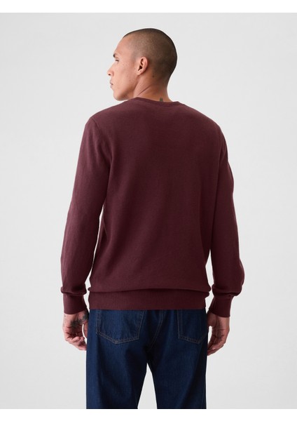 Erkek Bordo Cashsoft Kazak indirimleri