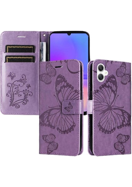 Samsung Galaxy A06 Flip Kickstand Manyetik Kapak Darbeye Kapak (Yurt Dışından)