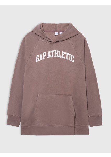 Kadın Kahverengi Gap Logo Sweatshirt