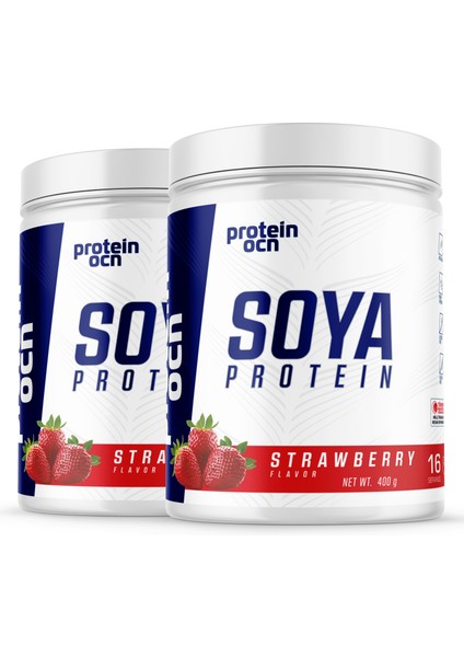 SOYA PROTEİN Çilek - 400g x 2 Adet