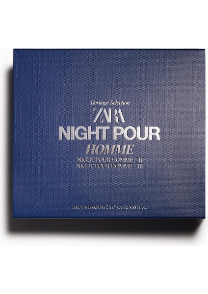 Night Pour Homme ii + Zara Night Pour Homme iii Edp 100 Ml