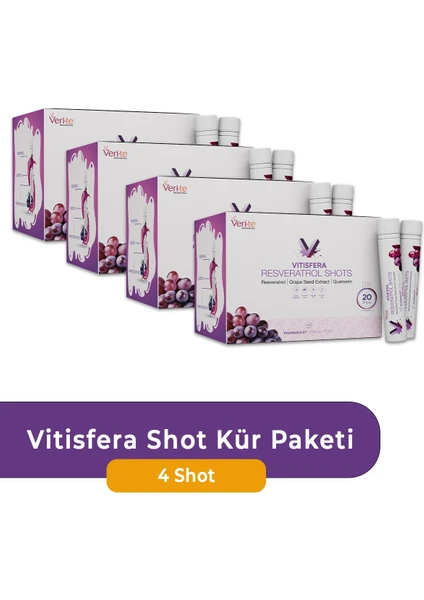 Resveratrol Shot Kür Paketi (4 Kutu)