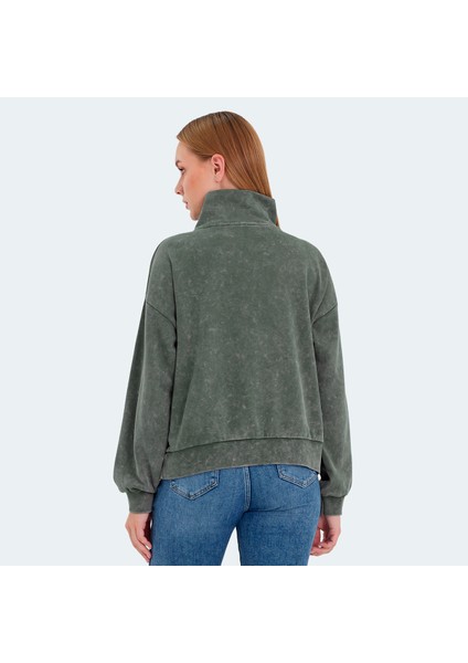 VIEWER Kadın Oversize Sweatshirt Haki fiyatları