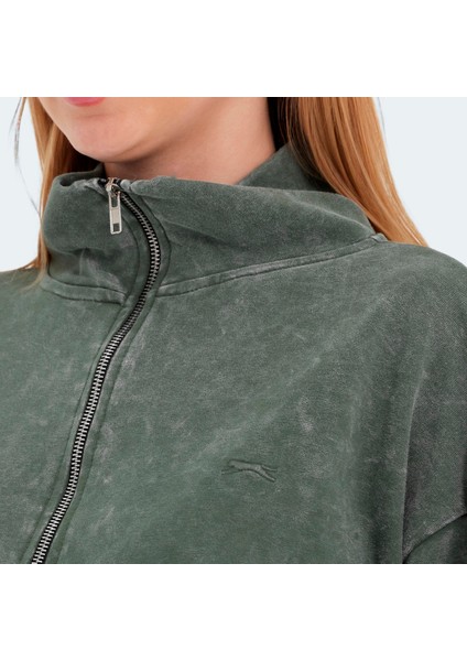 VIEWER Kadın Oversize Sweatshirt Haki fırsatları