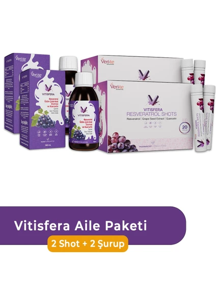 Resveratrol Aile Paketi (2 Shot + 2 Şurup)