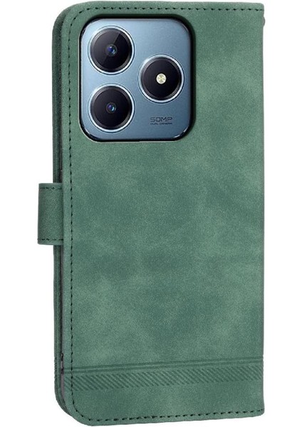 Realme C63/C61 Nakit Cep Premium Bileklik Manyetik Kart Için Flip Case (Yurt Dışından) fırsatları