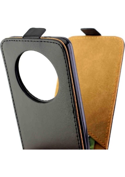 Huawei Mate 50 Pro Tpu Deri Kart Yuvası Iş Için Dikey Flip Case (Yurt Dışından)