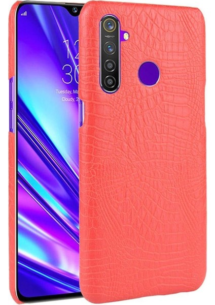 Realme Q/realme 5 Pro Uyumluluk Klasik Kapak Için Şık Klasik Kılıf (Yurt Dışından)