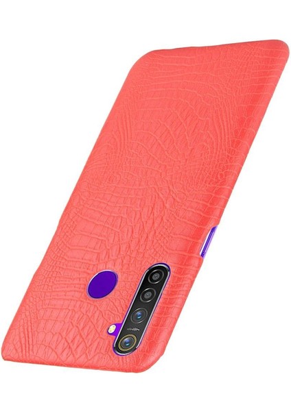 Realme Q/realme 5 Pro Uyumluluk Klasik Kapak Için Şık Klasik Kılıf (Yurt Dışından)