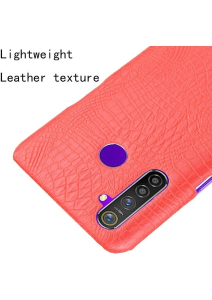 Realme Q/realme 5 Pro Uyumluluk Klasik Kapak Için Şık Klasik Kılıf (Yurt Dışından)