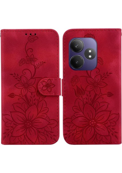 Realme Gt Neo6 Kart Tutucu Kickstand Manyetik Cüzdan Lily Için Flip Case (Yurt Dışından) indirimleri