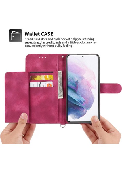 Samsung Galaxy S22 Artı Darbeye Dayanıklı Çoklu Kredi Kartı Için Flip Case (Yurt Dışından)