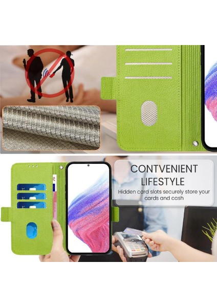 Motorola Kenar 50 Pro Pu Deri Kredi Kartı Yuvası Manyetik ile Kılıf (Yurt Dışından)