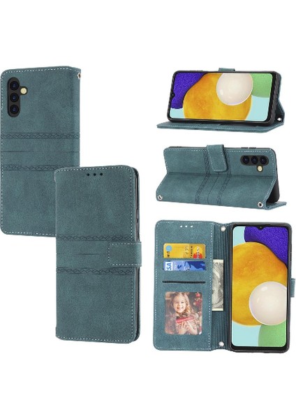 Samsung Galaxy A15 Için Flip Case 4g/5g Manyetik Kapatma Darbeye Pu (Yurt Dışından)