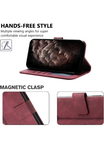Oppo A9 2020 Için Telefon Kılıfı Manyetik Kapatma Pu Deri Flip Folio Cüzdan (Yurt Dışından)