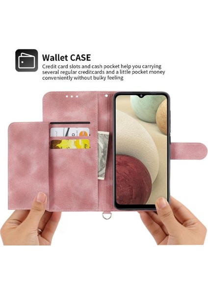 Samsung Galaxy A22 4g Kabartmalı Darbeye Dayanıklı Çoklu Kredi Için Flip Case (Yurt Dışından) modelleri