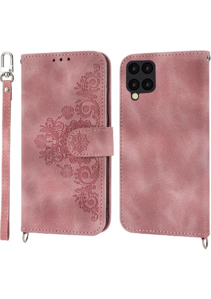 Samsung Galaxy A22 4g Kabartmalı Darbeye Dayanıklı Çoklu Kredi Için Flip Case (Yurt Dışından) fırsatları