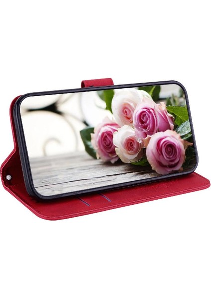 Xiaomi Poco M6 4g Kart Yuvaları Için Kılıf Kickstand Kapak Pu Deri Kılıfı (Yurt Dışından)