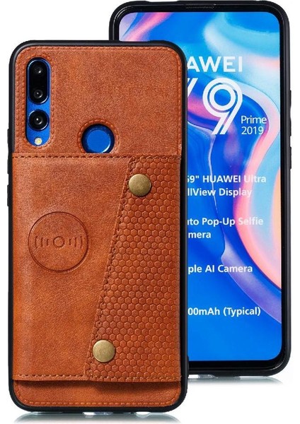 Cüzdan Kılıf Için Huawei P Akıllı Z Buit Demir Cüzdan Kılıf Darbeye Kart (Yurt Dışından)