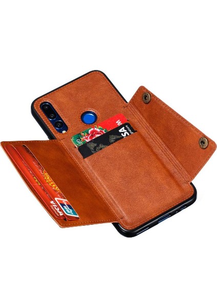 Cüzdan Kılıf Için Huawei P Akıllı Z Buit Demir Cüzdan Kılıf Darbeye Kart (Yurt Dışından)