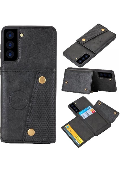 Samsung Galaxy S24 Ultra Darbeye Koruyucu Kickstand Için Cüzdan Kılıf (Yurt Dışından) fırsatları