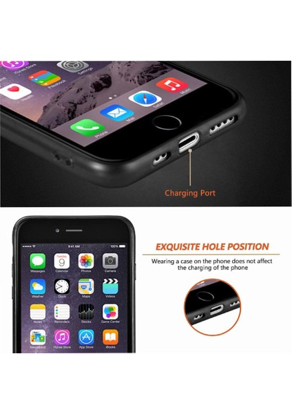 IPhone 6 Için Kılıf Artı Kablosuz Şarj Özgürlüğü Anti Damla Hafif (Yurt Dışından)