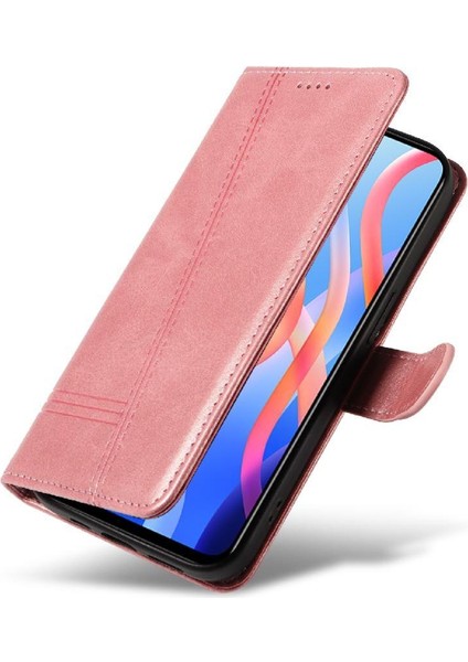 Xiaomi Poco M4 Pro 5g Için Filp Durumda Ayrılabilir Siyah Bilezik Preslenmiş Pu (Yurt Dışından)
