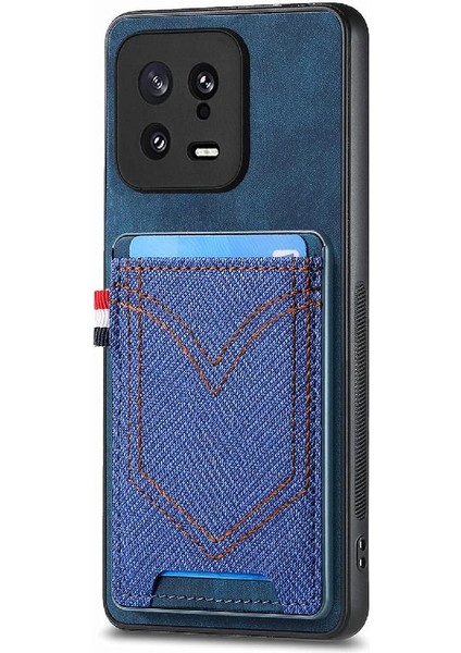 Xiaomi 13 Için Crad Yuvası Kot Cep Tasarım Manyetik Araç Montaj (Yurt Dışından) fiyatları