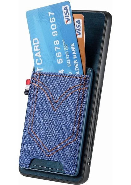 Xiaomi 13 Için Crad Yuvası Kot Cep Tasarım Manyetik Araç Montaj (Yurt Dışından) fırsatları