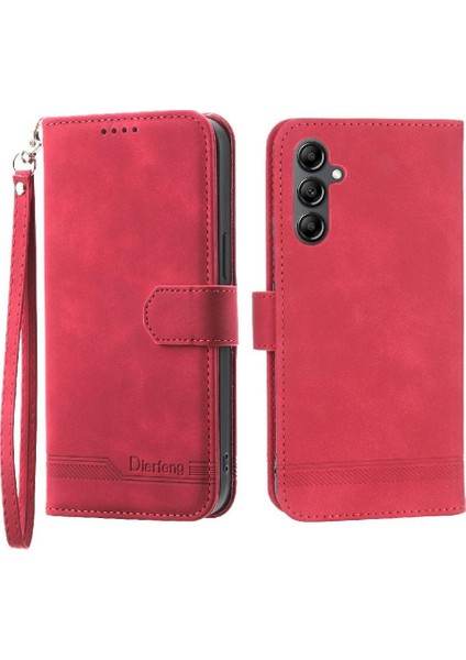 Samsung Galaxy A34 Manyetik Kapatma Premium Kart Yuvaları Nakit Için Flip Case (Yurt Dışından)