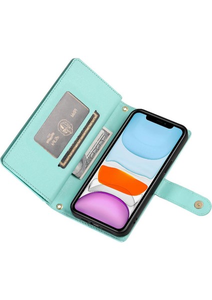 IPhone 11 Bilek Kayışı Çok Fonksiyonlu Kart Yuvaları Kickstand Için Flip Case (Yurt Dışından) fırsatları