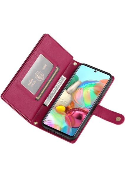 Samsung Galaxy A71 4g Kickstand Cüzdan Bölmesi Kartı Için Flip Case (Yurt Dışından) indirimleri
