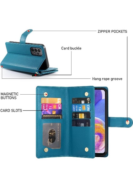 Samsung Galaxy A23 4g Için Flip Case/5g Çok Fonksiyonlu Kart Yuvaları Bilek (Yurt Dışından) indirimleri