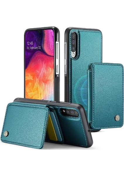 Samsung Galaxy A50 Rfıd Engelleme 2 1 Işlevsellik Cüzdan Için Kılıf (Yurt Dışından)
