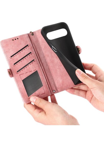 Google Piksel 9 Pro Xl Flip Kapak Için Flip Case Darbeye Basit Iş (Yurt Dışından)
