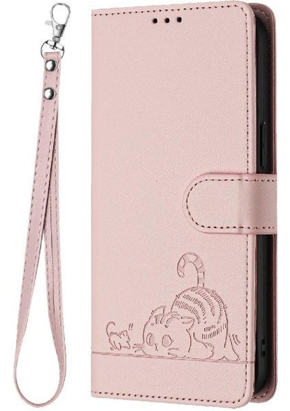 Huawei P Akıllı 2019 Kart Yuvası Tutucu Için Kickstand Cüzdan Kapak Çevirin (Yurt Dışından)