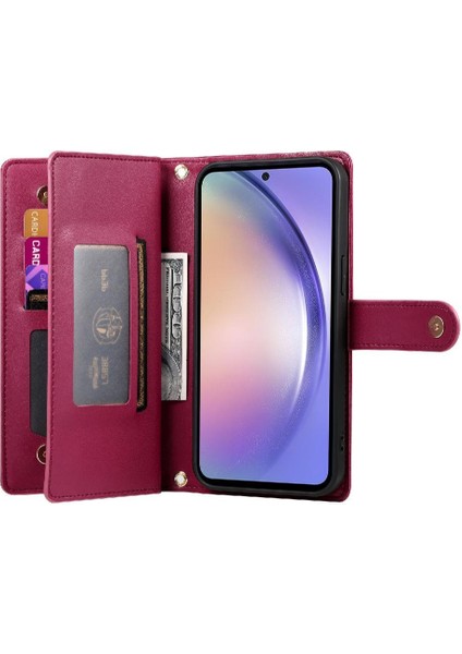 Samsung Galaxy A54 5g Bilek Kayışı Cüzdan Bölmesi Kartı Için Flip Case (Yurt Dışından) fırsatları