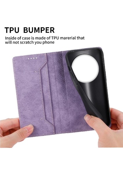Realme 12 Pro 5g Kart Yuvası Tpu Iş Rahat Kickstand Için Flip Case (Yurt Dışından)