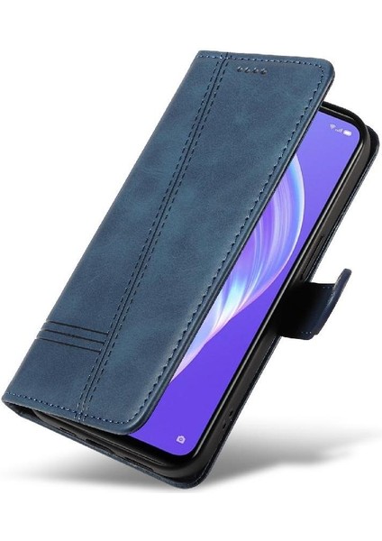 Oppo A73 5G/A92S Için Kredi Kartı Yuvası ile Ayrılabilir Siyah Kılıf (Yurt Dışından) modelleri