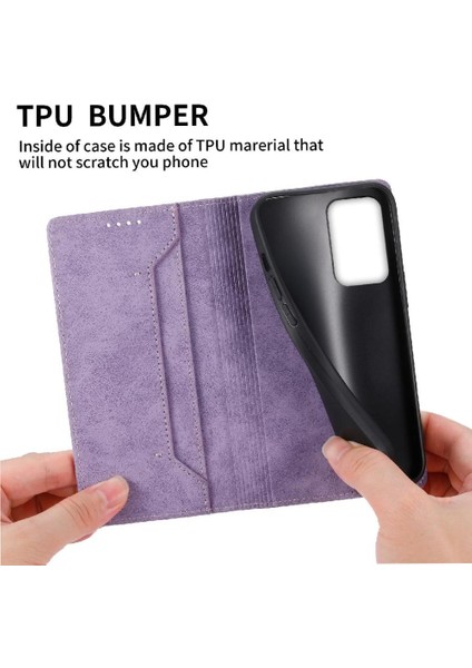 Samsung Galaxy Flip 5g Iş Rahat Kart Yuvası Darbeye Dayanıklı Flip Case (Yurt Dışından)