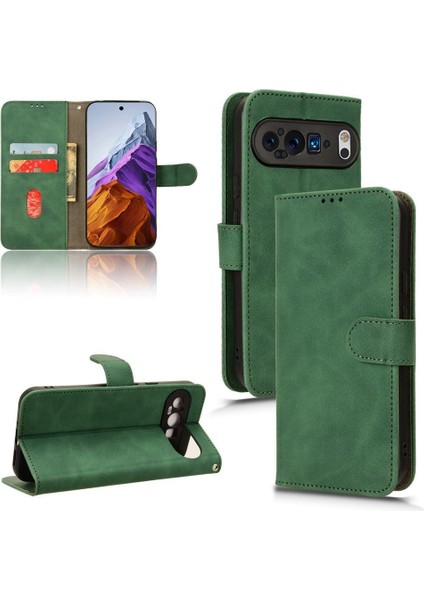 Google Piksel 9 Pro Xl Pu Deri Cüzdan Kickstand Kart Için Flip Case (Yurt Dışından)
